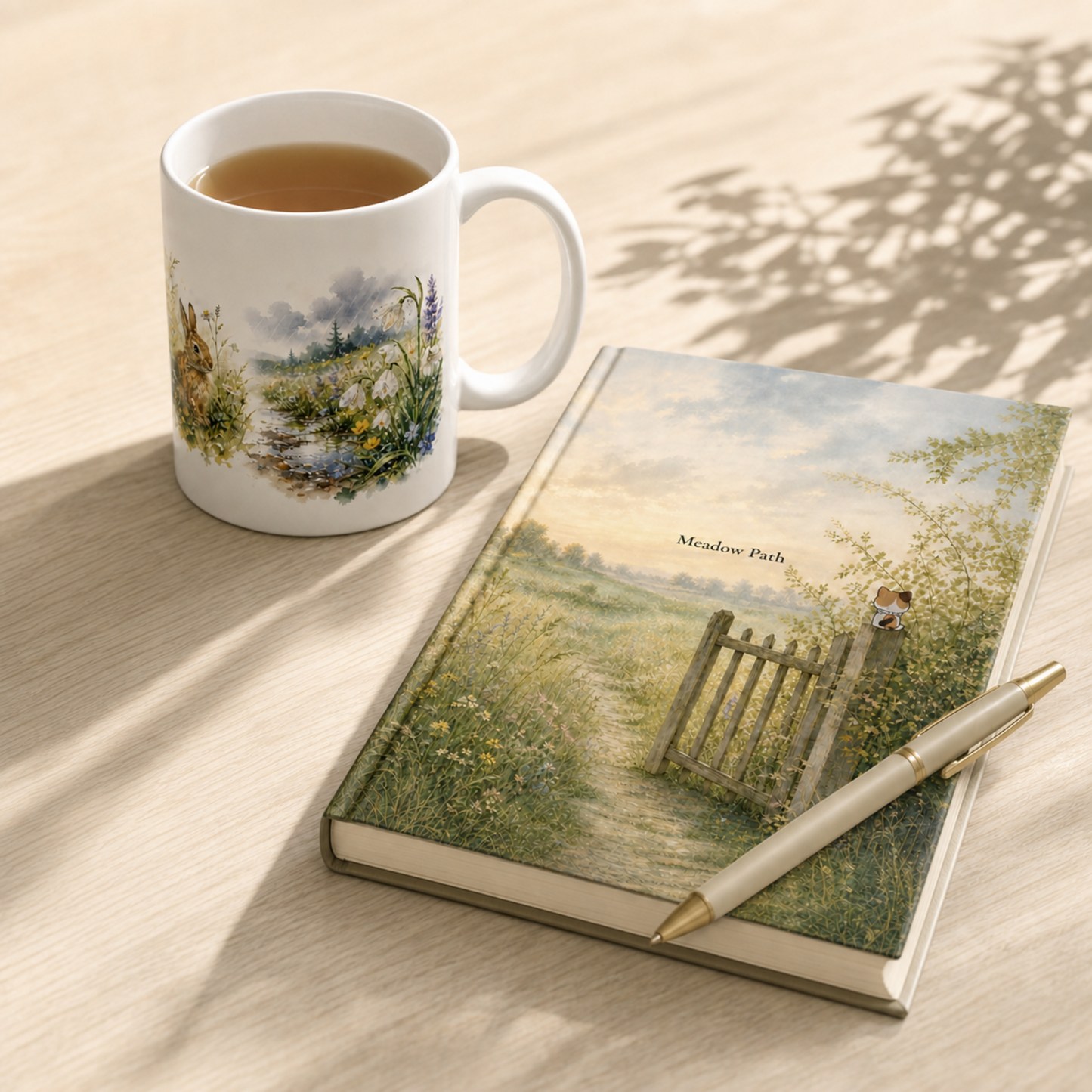 Meadow Path Ceramic Mug – 11 oz