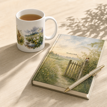 Meadow Path Ceramic Mug – 11 oz