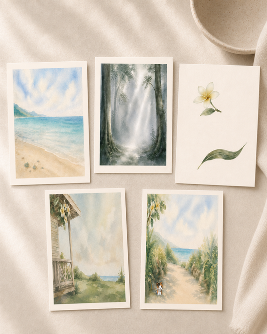 Quiet Moments — 5 Notecard Set